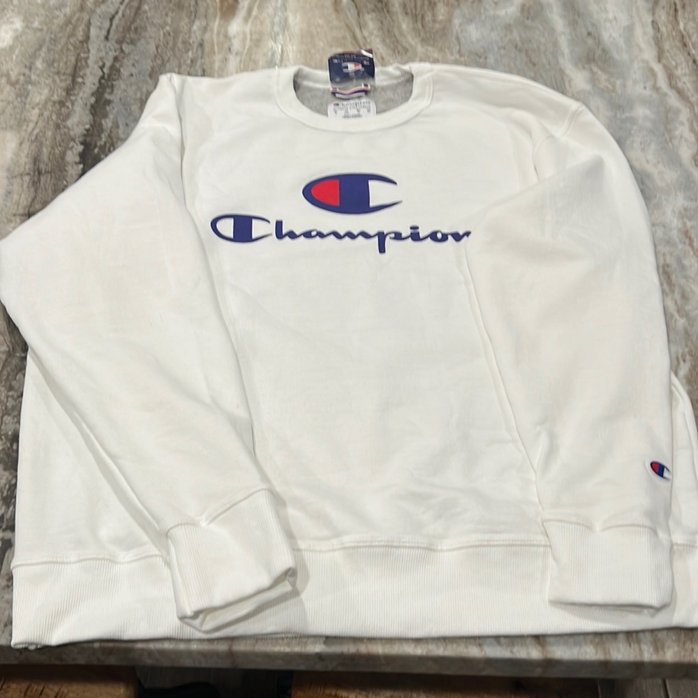 Champion White sweatshirt , new